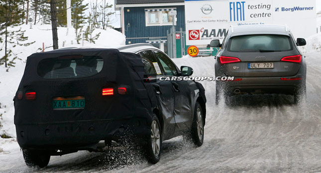  Spied: Kia Caught Benchmarking All-New 2016 Sorento Against Audi Q5