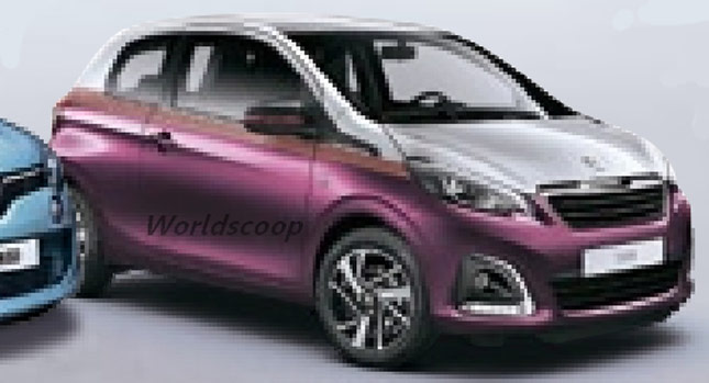  Allegedly Official Photos of New Peugeot 108 Mini