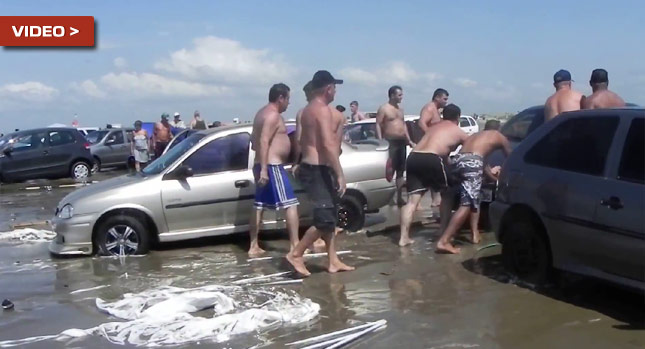  Freaky Meteotsunami Tosses Parked Cars Around at Brazilian Beach