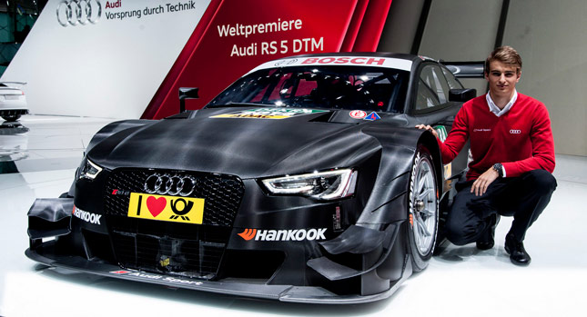  Audi Unveils 2014 RS5 DTM Race Car in Geneva