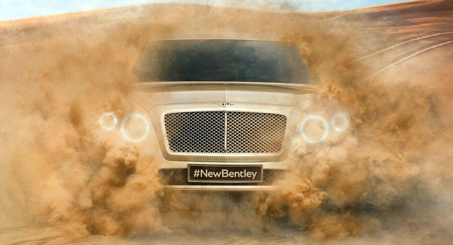  Bentley Releases First Photo of Production SUV, Will Launch in 2016