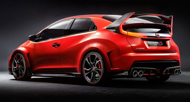  New Honda Civic Type R Concept Has Over 280HP and it Shows It…