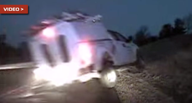  Pickup Truck Goes Flying By Cops in Iowa