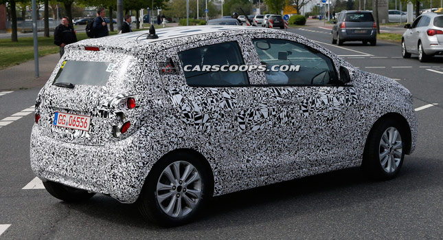  New 2016 Chevrolet Spark Goes on Testing Spree in Germany