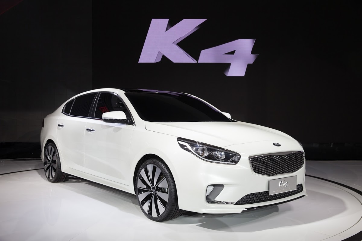 Kia Trots Out New K4 MidSize Sedan Concept in Beijing Carscoops