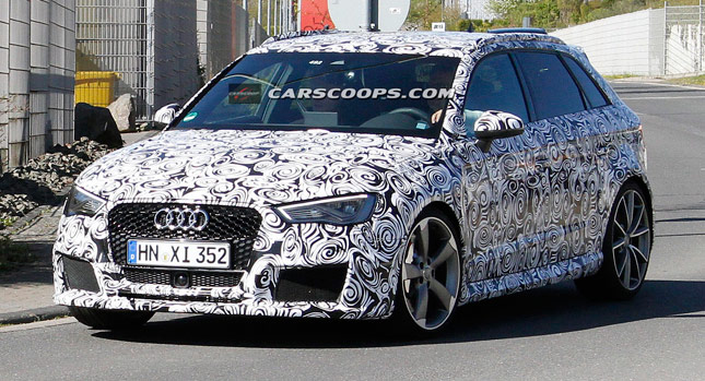  Scoop: New Audi RS3 Wears Production Outfit, May Swap Inline-Five for 2.0 TSI