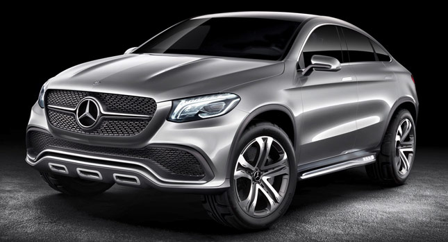  New Mercedes-Benz Concept Coupe SUV is Stuttgart's BMW X6