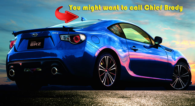  Subaru Applies Subtle Updates to 2015 BRZ, Including Shark Fin Antenna, in Japan