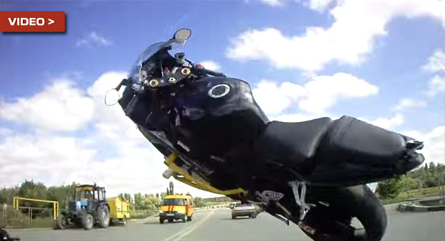  Gentleman, We Have Liftoff: Biker's 160km/h Wheelie Goes Awry