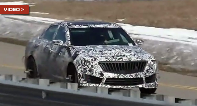  New 2016 Cadillac CTS-V Clears its Throat, Can You Tell if it's a Supercharged V8?