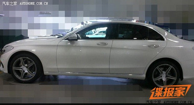  Stretched Mercedes C-Class Spotted in China Before Beijing Debut