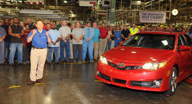  Subaru to Stop Toyota Camry Assembly in the U.S. in 2016