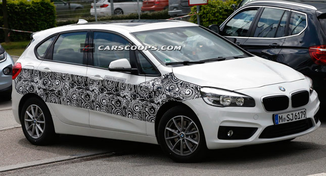  BMW's New 2-Series Active Tourer Hybrid Spied