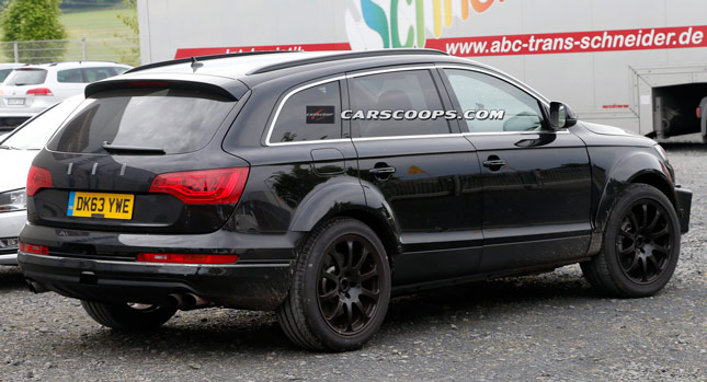  Bentley's Upcoming SUV Spied Disguised as a W12-Powered…Audi Q7