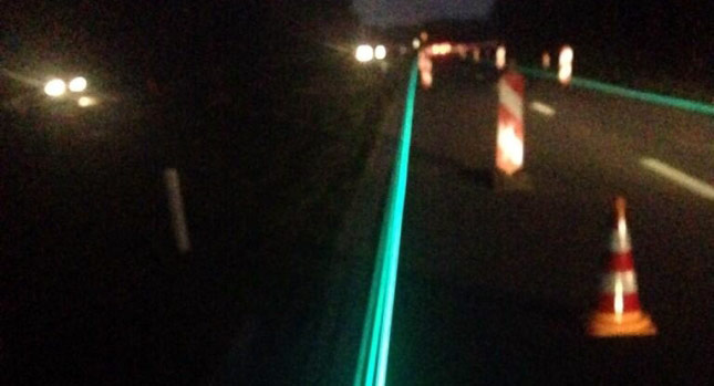  First Trial of Glow in the Dark Road Markings Has Mixed Results