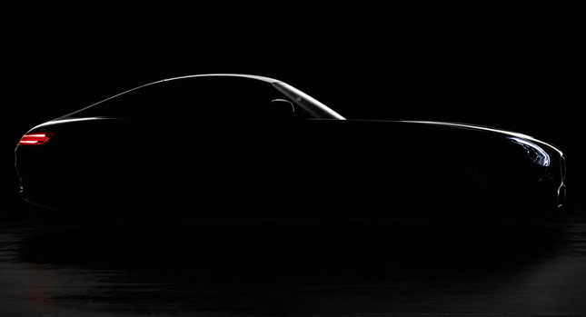  Mercedes Drops First Exterior Photo and Video Teasers of AMG GT