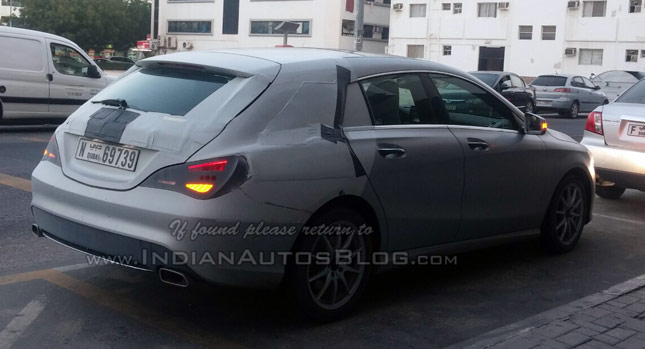  Scoop: New Mercedes-Benz CLA Shooting Brake Pops Up in Dubai