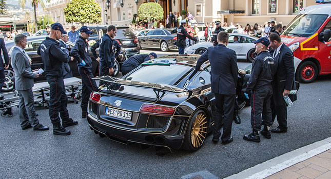  Prior Design Pissed Off at Monaco Hotel for €10k Damages to Audi R8 After Valet Suffers Injury
