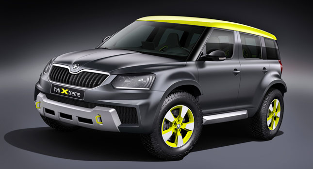  Skoda Turns the Yeti into a Rally SUV for Wörthersee