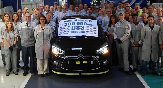  Citroën Produced the 300,000th DS 3 in France