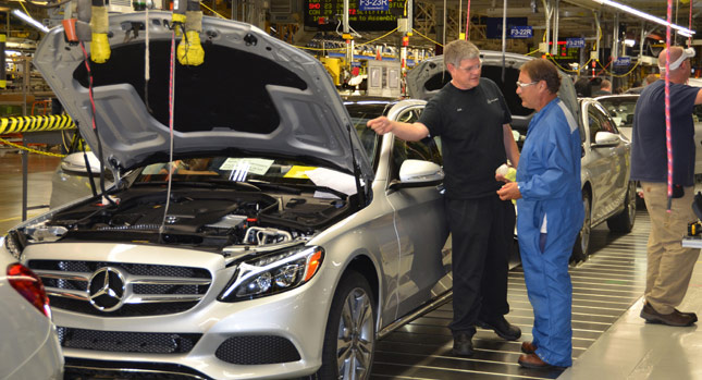  Mercedes-Benz Starts C-Class Production in the U.S.