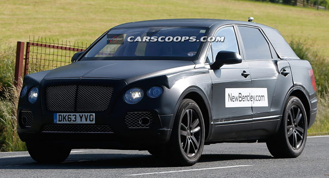  New Bentley SUV – This is Really it, in its Production Body