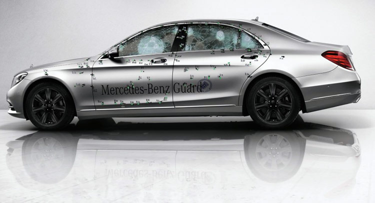  Merc’s New Bulletproof S-Class Comes to Guard You From Terrorists