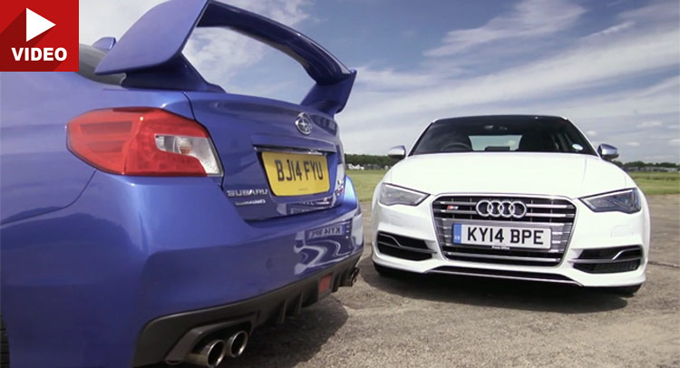  New Audi S3 Sedan Versus Subaru WRX STI