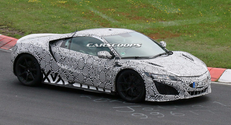  New Acura / Honda NSX Spied in Near Production Form at the ‘Ring