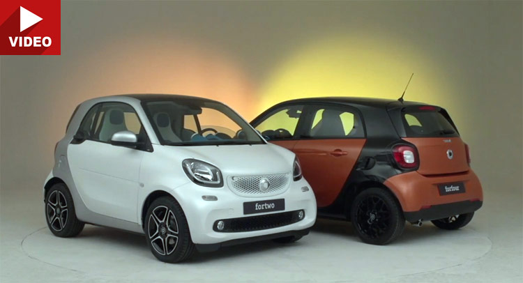 Static Preview of the Two New Smart Cars | Carscoops