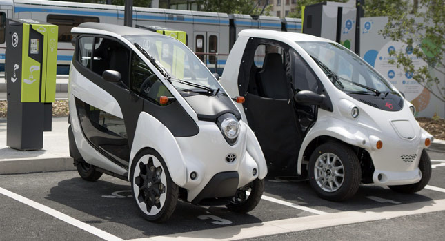  Toyota's i-ROAD and COMS Vehicles Now Part of Public Transport Scheme in France