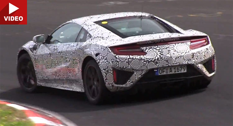  Watch and Listen to the New Acura / Honda NSX Around the Nürburgring