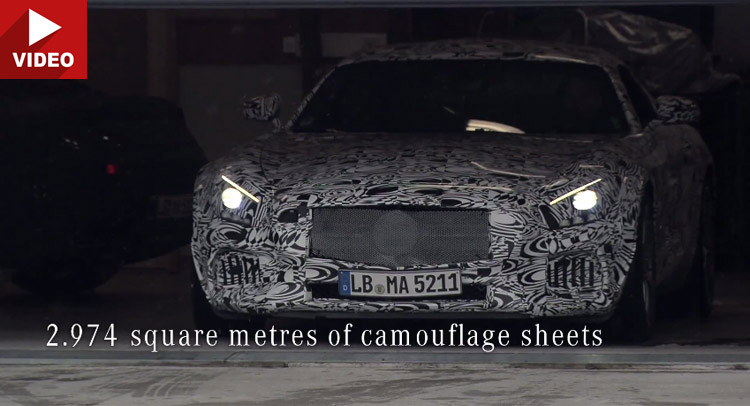  Mercedes Teases AMG GT One More Time Before 9 Unveiling