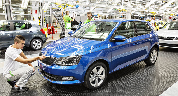  Skoda Starts Building All-New Fabia in the Czech Republic