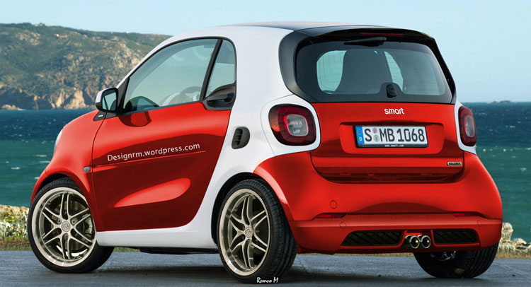  Smart ForTwo Brabus Accurately Rendered