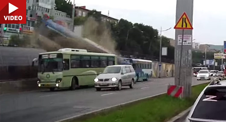  Bus Flies Over…Bus Stop in Russia