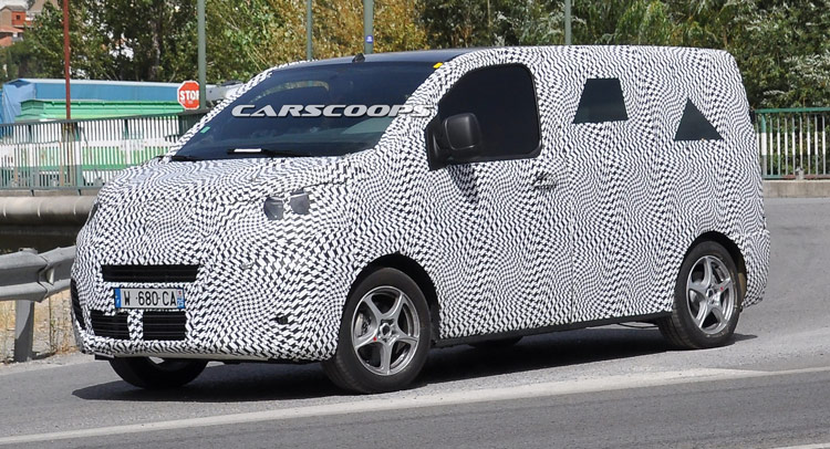  Citroen Spied Testing Jumpy Van with Tubik Concept Styling Influences