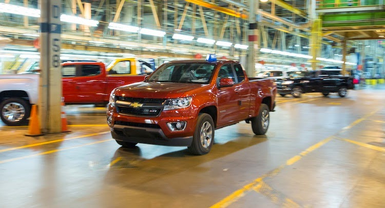  GM Adds Third Shift to Plant Producing Chevy Colorado and GMC Canyon