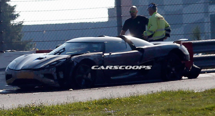  Koenigsegg Agera-R Test Mule Crashes on the ‘Ring; Two Injured