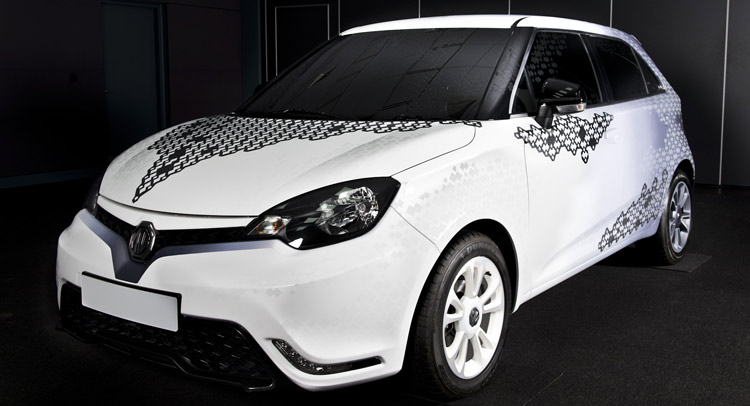  MG Shows Personalisation Design Concept for MG3 Supermini