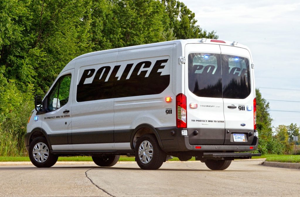 This is the Ford Transit You’ll Ride In If You’re Arrested | Carscoops