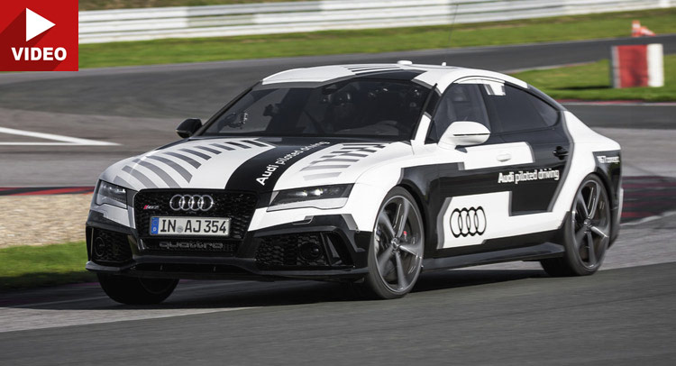  Watch Audi’s Autonomous RS7 Concept Lap the Hockenheim