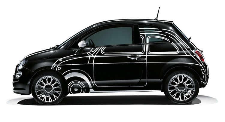  Fiat 500 Ron Arad Edition Is Haunted by the Original 500