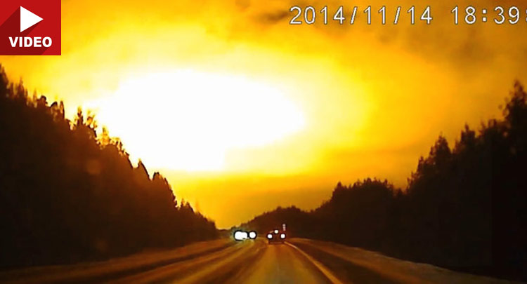  What the Hell Was That? Russian Dashcam Captures Massive Night Flash