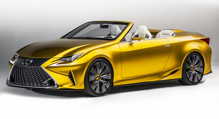  Lexus LF-C2 Concept Blows Its Top Off in LA, Previews RC Convertible