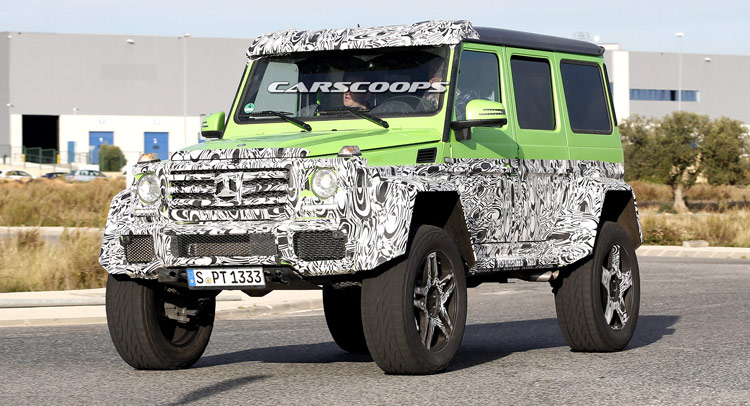  Scoop: Mercedes’ G63 AMG 4×4 is a Greener Version of Monstrous 6×6