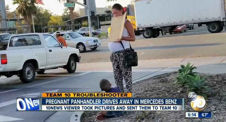  Expectant Mother and Son Beg in Mall, Leave in a Mercedes…