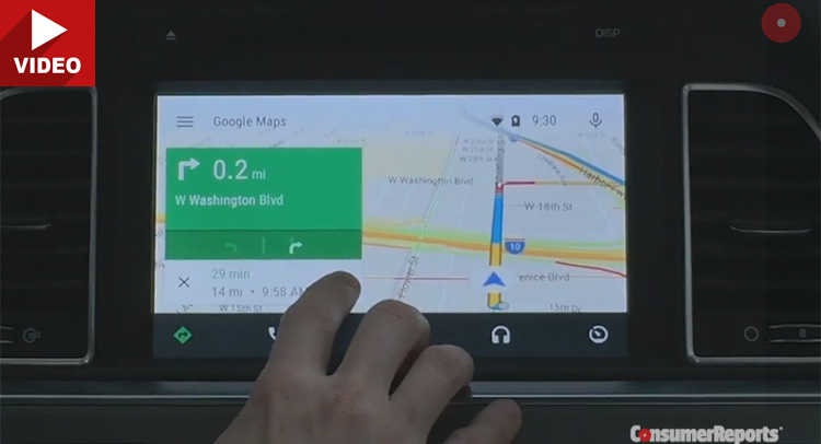  Consumer Reports Gives Android Auto the Quick Once-Over in LA