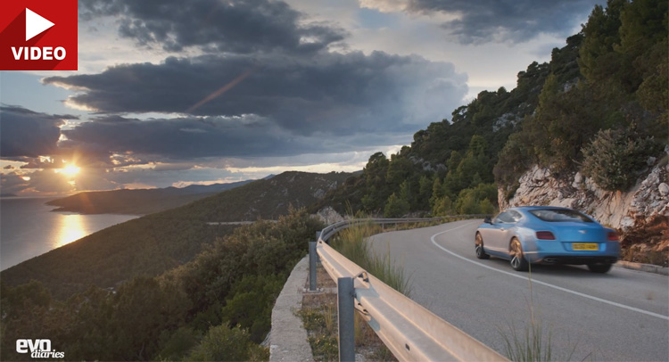  EVO Drives Bentley Continental GT V8S on Stunning Croatian Coastal Roads