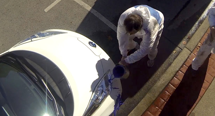  Nissan Pranks People by Spilling Paint on its “Self-Cleaning” Leaf [w/Video]